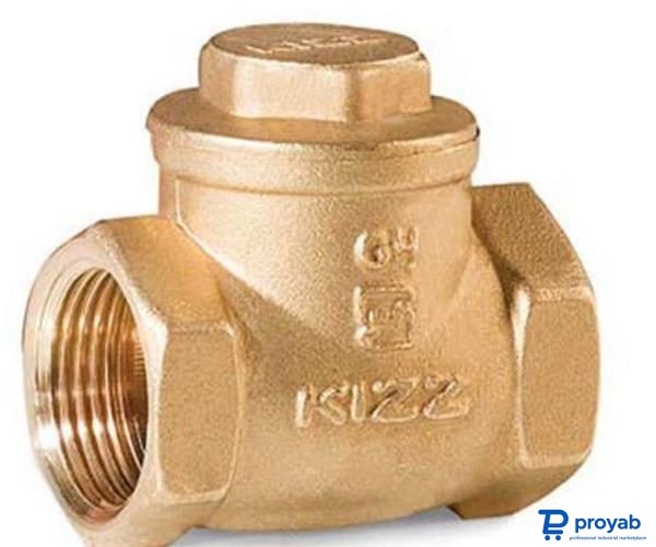 شیر یکطرفه برنجی