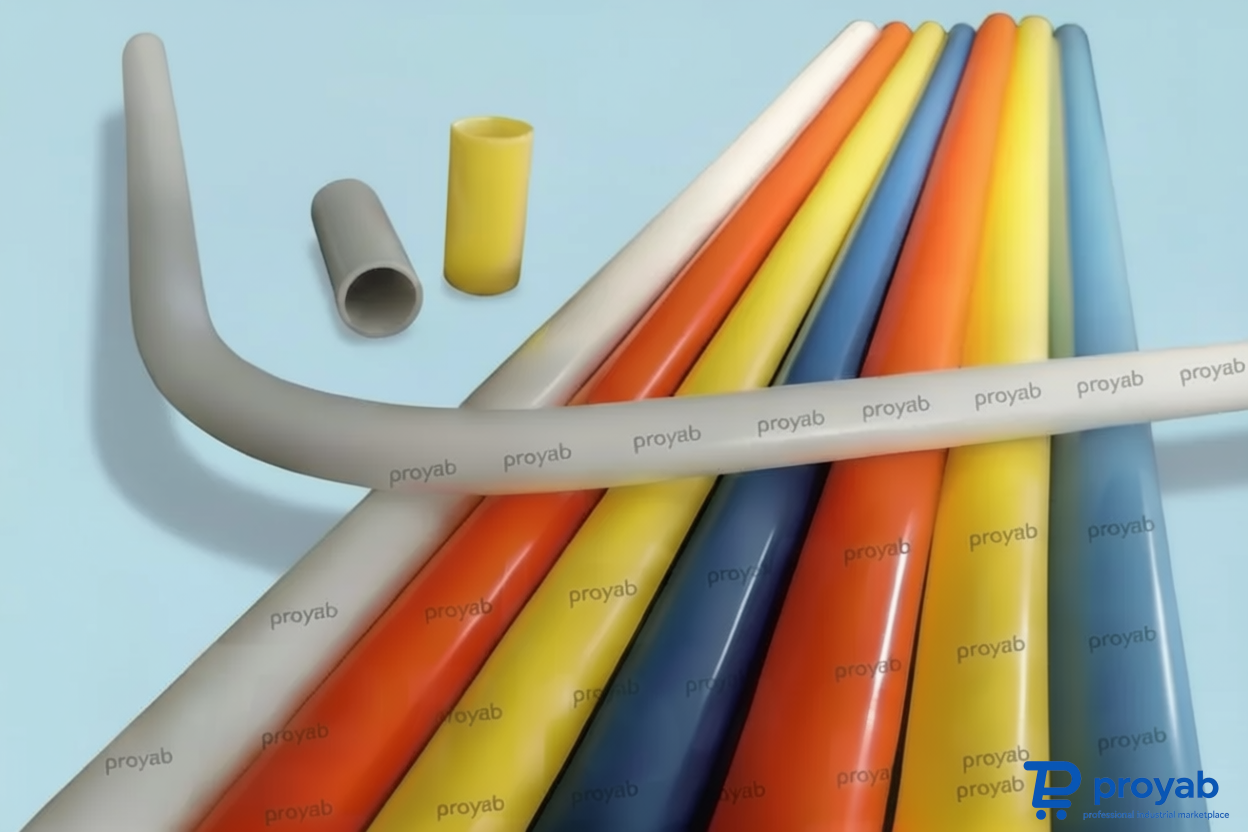 لوله برق PVC خم سرد پرویاب