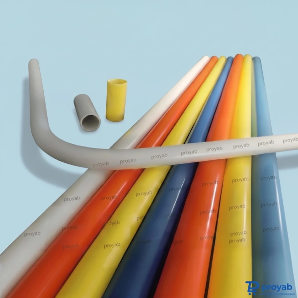 Parv-Yab Cold-Bendable PVC Electrical Conduit لوله برق PVC خم سرد پرویاب